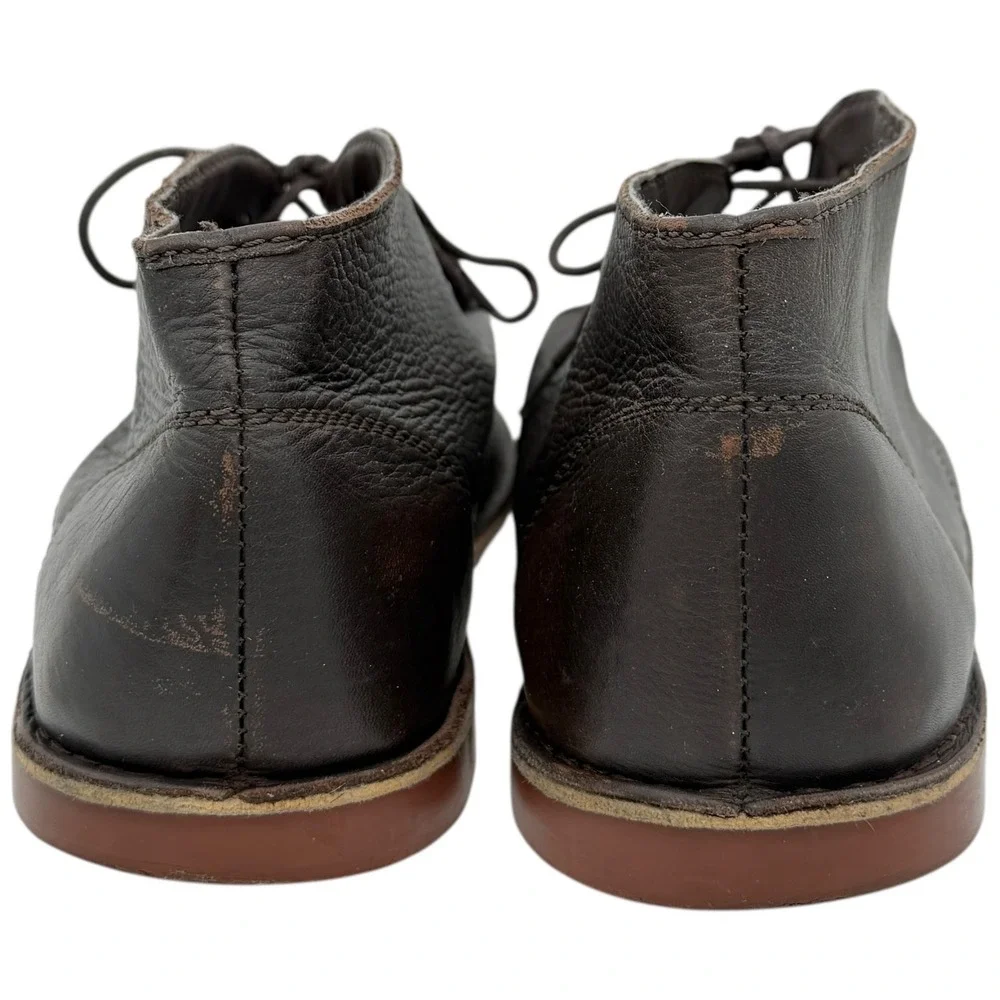 Vito Rossi Men's‎ Dark Brown Leather Chukka Boots Size 12
